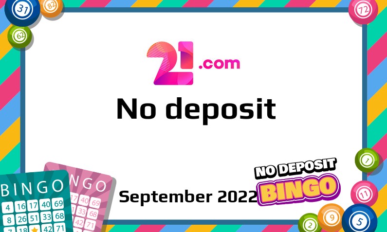 Latest 21com Casino no deposit bonus September 2022