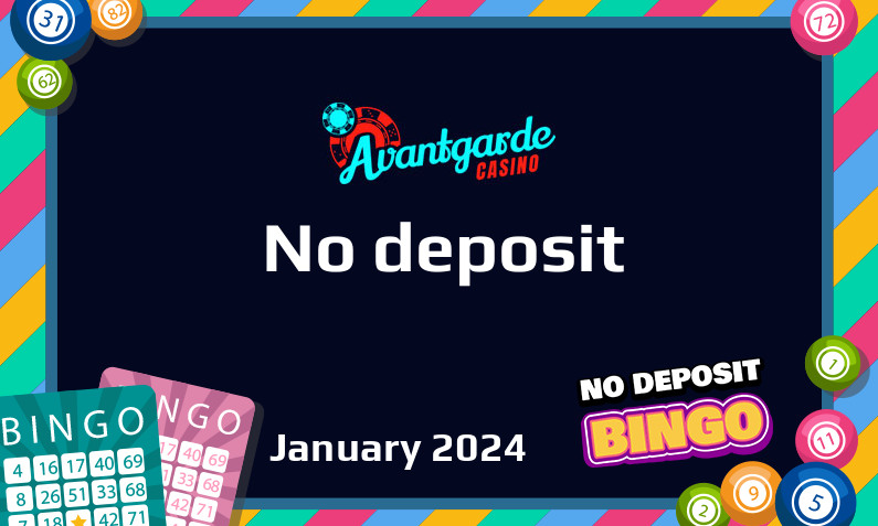 Latest Avantgarde no deposit bonus, today 29th of January 2024