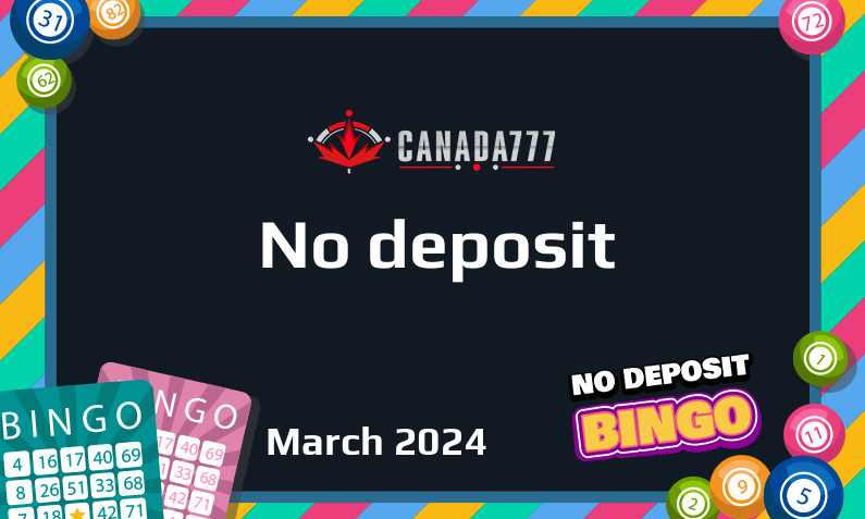 Latest Canada777 no deposit bonus 9th of March 2024