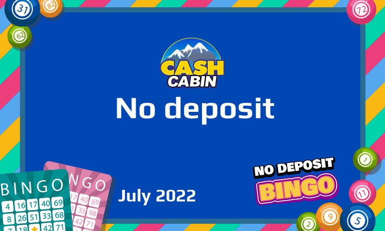 Latest CashCabin no deposit bonus 24th of July 2022