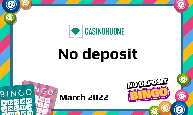 Latest Casinohuone no deposit bonus- 31st of March 2022