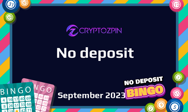 Latest CryptoZpin no deposit bonus 30th of September 2023
