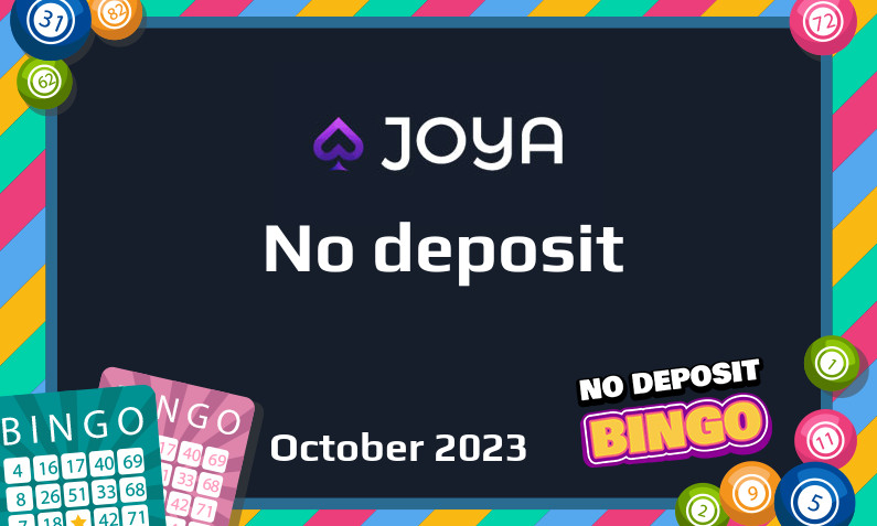 Latest Joya Casino no deposit bonus October 2023