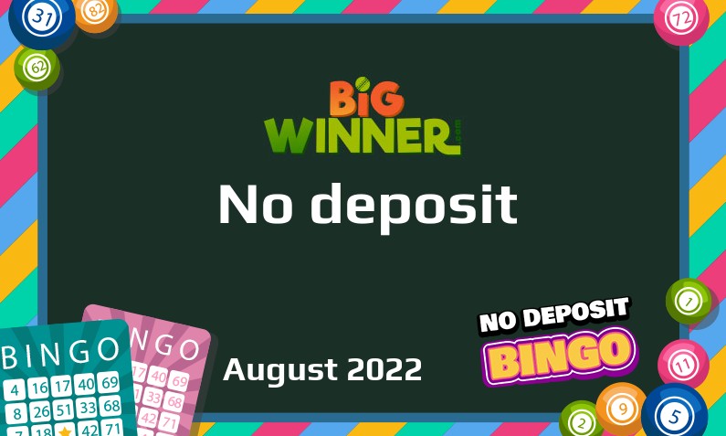 Latest no deposit bonus from BigWinner- 31st of August 2022