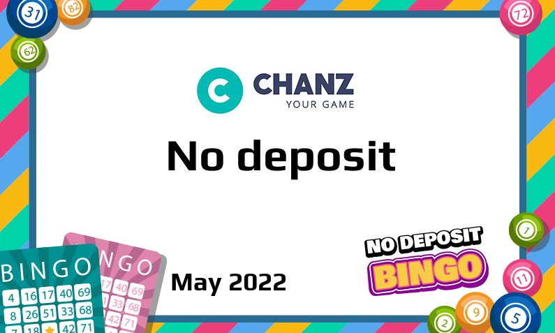 Latest no deposit bonus from Chanz Casino, today 19th of May 2022