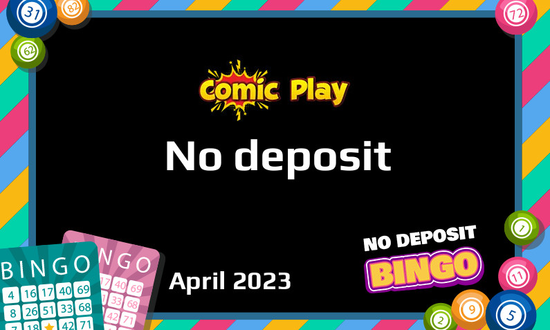 Latest no deposit bonus from ComicPlay April 2023