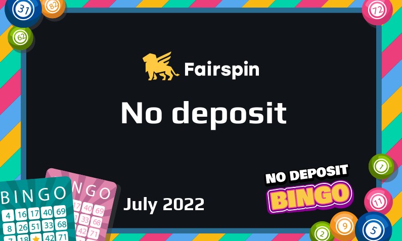 Latest no deposit bonus from Fairspin, today 19th of July 2022