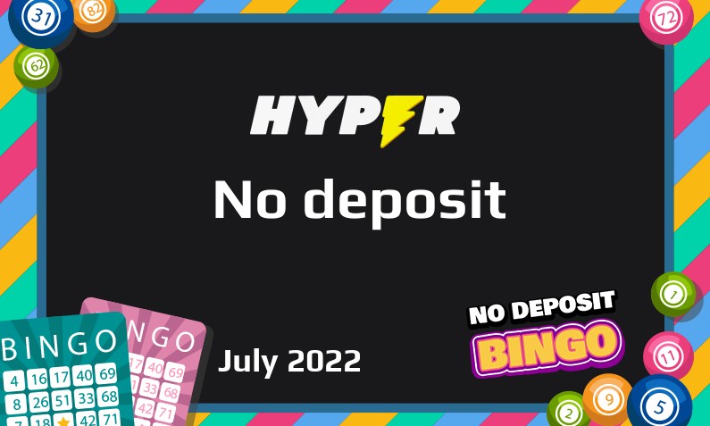 Latest no deposit bonus from Hyper Casino, today 30th of July 2022