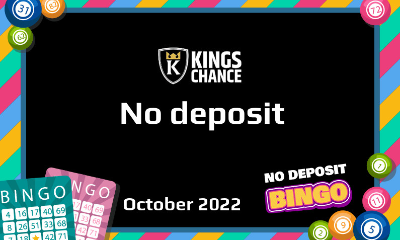 Latest no deposit bonus from Kings Chance 30th of October 2022