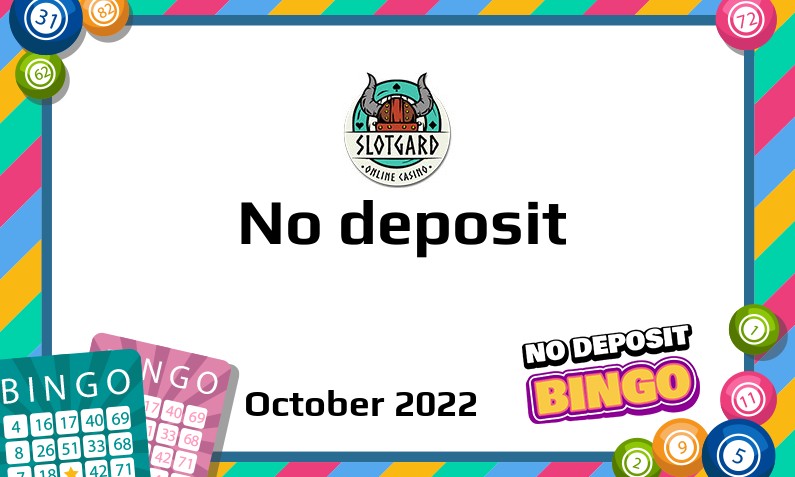 Latest no deposit bonus from Slotgard 10th of October 2022