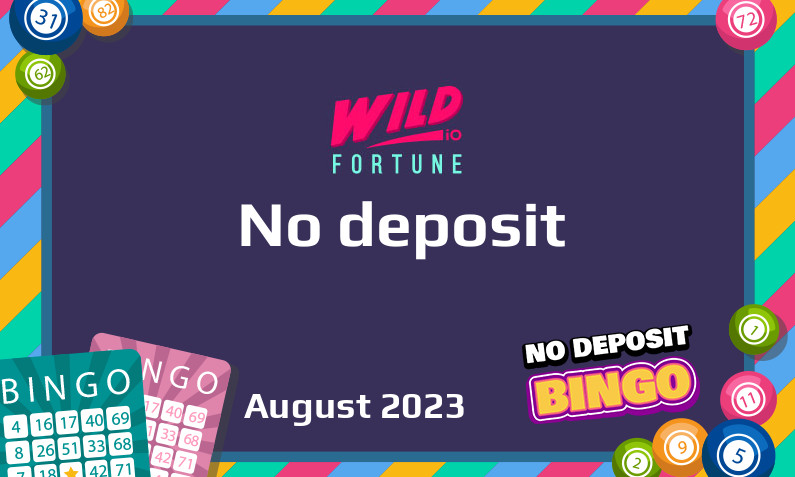 Latest no deposit bonus from Wild Fortune io 17th of August 2023