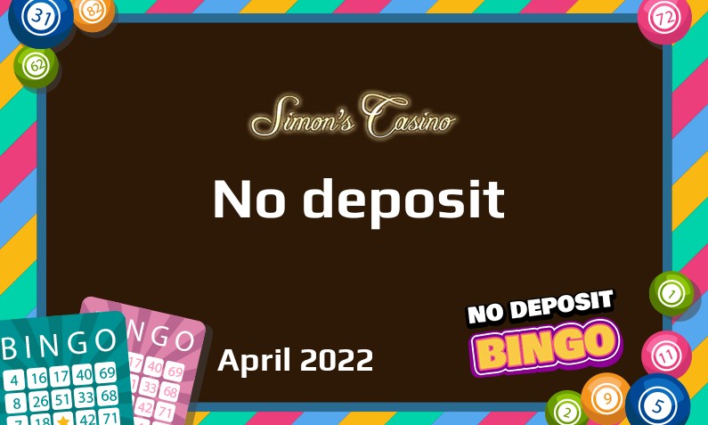 Latest Simons Casino no deposit bonus 25th of April 2022