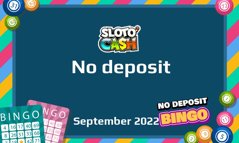 Latest Sloto Cash Casino no deposit bonus 24th of September 2022