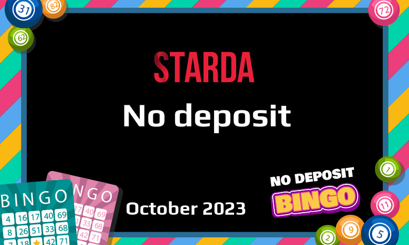 Latest Starda no deposit bonus, today 17th of October 2023