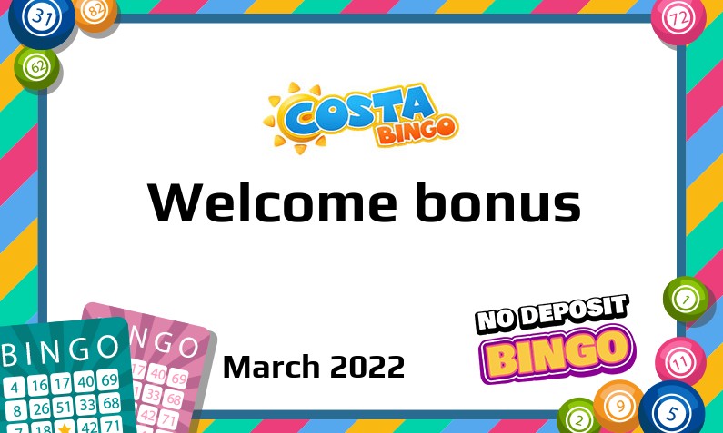New bonus from Costa Bingo March 2022, 20 Extraspins