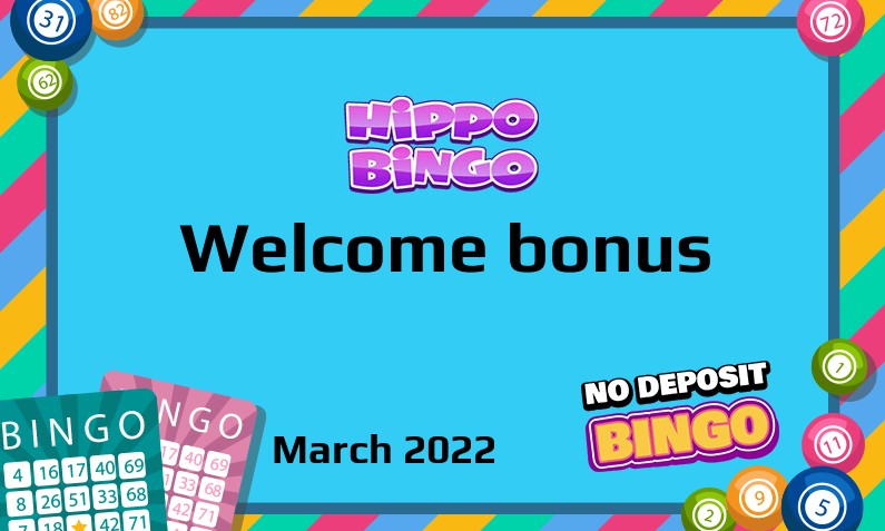 New bonus from Hippo Bingo Casino March 2022, 20 Bonus-spins