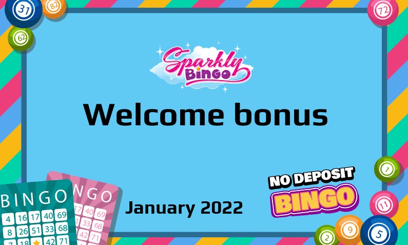 New bonus from Sparkly Bingo January 2022