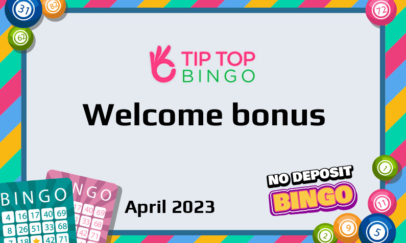 New bonus from Tip Top Bingo April 2023, 30 Extraspins